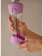 EQUA Active стъклена бутилка за вода Plum 1 бр.