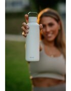 EQUA Timeless Thermo термобутилка малка боя Off White 1 бр.