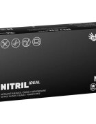 Espeon Nitril Ideal3 Black нитрилни ръкавици без пудра размер M 100 бр.