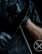 Espeon Nitril Ideal3 Black нитрилни ръкавици без пудра размер M 100 бр.