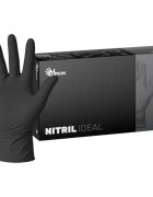 Espeon Nitril Ideal3 Black нитрилни ръкавици без пудра размер S 100 бр.