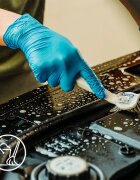 Espeon Nitril Ideal3 Examination Gloves Blue нитрилни ръкавици без пудра за предпазване и изследвания размер XL 100 бр.