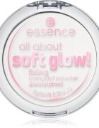 Essence All About Soft Glow! прозрачна фиксираща пудра за озаряване на лицето 8 гр.
