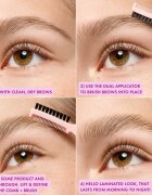Essence Brow Lift & Freeze транспарентен гел за вежди цвят 01 Clear Control 7 мл.