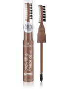 Essence Brow Lift & Freeze транспарентен гел за вежди цвят 03 Medium Brown 7 мл.