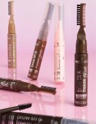 Essence Brow Lift & Freeze транспарентен гел за вежди цвят 03 Medium Brown 7 мл.