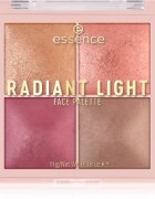 Essence Radiant Light палитра с хайлайтъри и ружове цвят Signature Light 11 гр.