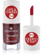 Essence WHAT A TINT! течен руж и блясък за устни цвят 04 Strawberry Rush 4.9 мл.
