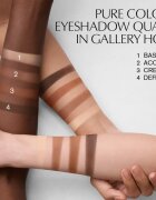 Estée Lauder Pure Color The Essential Eyeshadow Quad палитра сенки за очи с апликатор цвят Gallery Hop 4 гр.