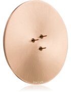 ester & erik accessories candle plates свещник за ароматна свещ matt rose gold 9 см