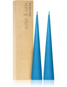 ester & erik cone candles moon blue (no. 37) свещ 2x25 см