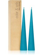 ester & erik cone candles turquoise (no. 56) свещ 2x25 см