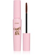 ETUDE Curl Fix Mascara водоустойчива спирала за обем и извити мигли цвят 02 Brown 8 гр.