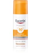 Eucerin Sun Pigment Control Tinted грижа-защита срещу хиперпигментация на кожата SPF 50+ цвят Medium 50 мл.