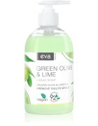 Eva Natura Green olive & Lime кремообразен течен сапун за ръце 500 мл.