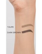Eveline Cosmetics Brow & Go! водоустойчив молив за вежди с четка 2 в 1 цвят Taupe 4 гр.