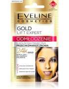 Eveline Cosmetics Gold Lift Expert подмладяваща маска 3 в 1 7 мл.