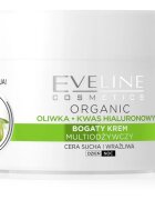 Eveline Cosmetics Green Olive дневен и нощем хидратиращ крем с противобръчков ефект с екстракт от маслини 50 мл.