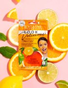 Eveline Cosmetics Look Delicious Orange & Lime хидратираща и озаряващ маска с пилинг ефект 10 мл.