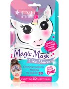 Eveline Cosmetics Magic Mask Cute Unicorn текстилна 3D дълбоко почистваща маска 1 бр.