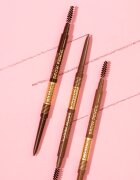 Eveline Cosmetics Micro Precise водоустойчив молив за вежди с четка 2 в 1 цвят 02 Soft Brown 4 гр.
