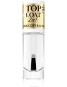 Eveline Cosmetics Nail Therapy Professional горен лак за нокти 2 в 1 8 мл.