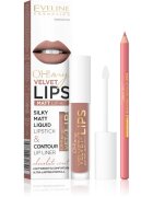 Eveline Cosmetics OH! my LIPS Velvet комплект за устни 11 Cookie Milkshake 1 бр.