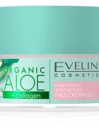 Eveline Cosmetics Organic Aloe+Collagen активен интензивен хидратиращ гел-крем с успокояващ ефект 50 мл.