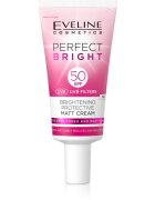 Eveline Cosmetics Perfect Bright SPF 50 защитен матиращ крем за лице SPF 50 30 мл.