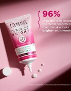 Eveline Cosmetics Perfect Bright SPF 50 защитен матиращ крем за лице SPF 50 30 мл.