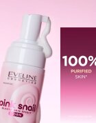Eveline Cosmetics Pink Snail Glazed Skin Effect нежна почистваща пяна за лице 150 мл.