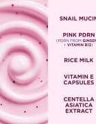 Eveline Cosmetics Pink Snail Glazed Skin Effect озаряващ крем против бръчки 50 мл.