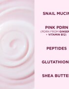Eveline Cosmetics Pink Snail Glazed Skin Effect озаряващ серум за лице 30 мл.