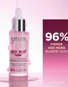 Eveline Cosmetics Pink Snail Glazed Skin Effect озаряващ серум за лице 30 мл.