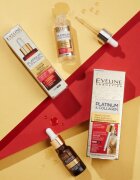 Eveline Cosmetics Platinum & Collagen Advanced Facial Serum Anti-Aging Treatment серум против бръчки с колаген 30 мл.