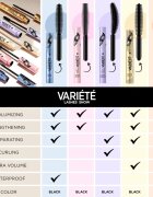 Eveline Cosmetics Variété Lashes Show спирала за обем и дефиниране на мигли цвят Brown 10 мл.