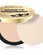 Eveline Cosmetics Variété минерална компактна пудра с апликатор цвят 01 Light 8 гр.