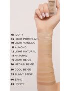 Eveline Cosmetics Wonder Match дълготраен течен фон дьо тен с хиалуронова киселина цвят 35 Sunny Beige 30 мл.