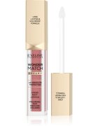 Eveline Cosmetics Wonder Match дълготрайно матово течно червило с хиалуронова киселина цвят 05 Sweet Nude 68 мл.