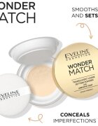Eveline Cosmetics Wonder Match прозрачна фиксираща пудра 6 гр.