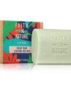 Faith In Nature Hand Made Soap Aloe Vera естествен твърд сапун с алое вера 100 гр.