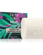 Faith In Nature Lavender & Geranium органичен твърд шампоан с лавандула 85 гр.