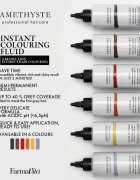 FarmaVita Amethyste Instant Colouring Fluid Възстановяваща цветна маска pro studené odstíny hnědé цвят Cool Brown 250 мл.