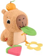 Fisher-Price Snuggly Snacky Capy плюшена играчка с дрънкалка 1 бр.