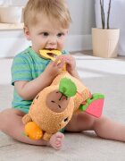 Fisher-Price Snuggly Snacky Capy плюшена играчка с дрънкалка 1 бр.