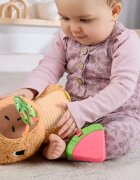 Fisher-Price Snuggly Snacky Capy плюшена играчка с дрънкалка 1 бр.