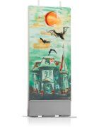 Flatyz Holiday Haunted House and Bats свещ 6x15 см