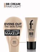 flormar BB Cream BB крем с хидратиращ ефект SPF 20 цвят 02 Fair/Light 35 мл.