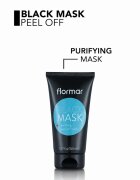 flormar Black Mask отлепваща се маска против черни точки 150 мл.