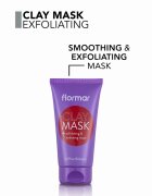flormar Clay Mask ексфолираща почистваща маска за лице с глина 150 мл.